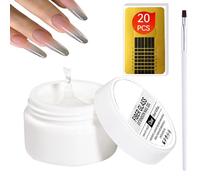 Gel Reparador Protector de Uñas, Gel para Uñas Frágiles y Dañadas, Protector Duradero De 15 Ml Para Restauración Y Cuidado Diario De Manicura En Mujeres Adultas Y Viaje