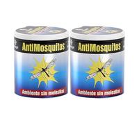 Gel Repelente de Mosquitos con Citronela - Repelente Natural contra Insectos, Aroma Refrescante, Envase Lata PACK 2