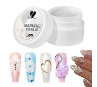 Gel Sculpting 3D para Uñas,Gel Constructor Solido para Unias - Manicura No Pegajosa De 5ml Para Extensión Modelado Diseño Principiantes Casa Mujeres