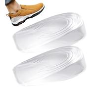 Gel Shoe Inserts,Clear Height Increase Insoles - Orthopedic Heel Lifts For