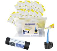 Gel solidificador, 20 bolsas de gel líquido para inodoros portátiles - Coagulante orinario eliminando olores para senderismo, supervivencia , , astillero actividades al aire libre