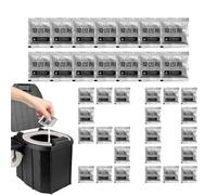 Gel Solidificante Para Inodoro | Gel Para Residuos Líquidos Para Inodoros Portátiles,50 Absorbentes Líquidos Para Coche Al Aire Libre Viaje Senderismo Avión Rutas Mascotas