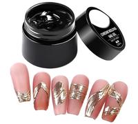 Gel sólido para uñas - Gel de modelado LED/UV para uñas - 7 ml pegamento constructor de uñas no pegajoso, suministros de manicura para el hogar, interior, escuela, viaje de negocios