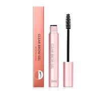 Gel transparente para cejas con pincel fino, secado rápido | Gel de cejas portátil, gel transparente para cejas, pincel fino, resistente al agua, duradero, duradero, para viajes, 6