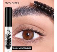Gel transparente para cejas de acabado natural, impermeable y de larga duración, gel fijador para cejas con cepillo, cera de peinado 3D para maquillaje de cejas