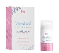 Gel Vibrador Líquido15 ml | Lubricante Íntimo con Efecto Cosquilleo | Gel Estimulante con Diferentes Sabores | Fórmula Base Agua Hidratante | Para Parejas (Algodon Azucar)