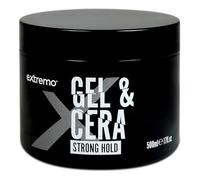 Gel y cera para el cabello EXTREMO FIX STRONG fijación extra fuerte 500 ml EX312