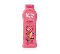 Tulipán Negro - Gel de Baño Yogurt con Frutos Rojos, Gel de Ducha Hidratante con Fragancia Cremosa y Frutal, 650 ml