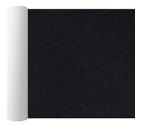 GELAISI Parche de Reparación de Tela de Lino Autoadhesivo - 40x200 cm Negro Tela Adhesiva para Tapizar, para Sofá, Tapicería, Muebles, Asientos de coche, Silla de oficina