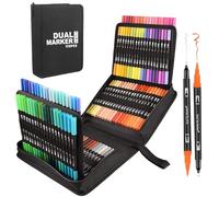 Gelanty Rotuladores Lettering, 120 Rotuladores Pincel Rotuladore Doble Punta, Doble Punta Brush Pen Para Acuarelas Dibujos y Caligrafía