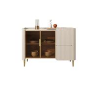 GELASIGE Aparador aparador moderno simple ligero de pizarra de lujo para el hogar, gabinete de almacenamiento para restaurante, armario de té, armario de almacenamiento de pared integrado con