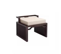 GELASIGE Banco de madera maciza para cambiar zapatos, taburete pequeño, asiento individual para sofá, banco de zapatos para entrada