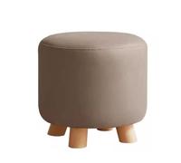 GELASIGE Banco zapatero de madera moderno minimalista para la entrada de la sala de estar, taburete nórdico cambiador de zapatos para el hogar, taburete pequeño y bajo, banco de zapatos para entrada