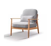 GELASIGE Sofá pequeño casual, sofá pequeño que ahorra espacio, sofá de madera maciza con almohada, adecuado para oficina, estudio, sala de estar. Sofás pequeños para espacios pequeños (B)