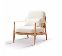 GELASIGE Sofá pequeño casual, sofá pequeño que ahorra espacio, sofá de madera maciza con almohada, adecuado para oficina, estudio, sala de estar. Sofás pequeños para espacios pequeños (A)