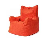GELASIGE Sofá pequeño moderno y cómodo, silla ergonómica para ocio, sala de estar, dormitorio, sofá perezoso de tela, sofás pequeños para espacios pequeños (rojo)