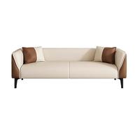 GELASIGE Sofá pequeño nórdico ligero de lujo pequeño para sala de estar, sofá cama doble, tienda de ropa, área de descanso, restaurante, recepción, oficina, sofá pequeño para espacios pequeños (140