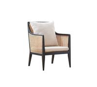 GELASIGE Sofá pequeño nórdico para el hogar, simple balcón, silla de ratán, silla de sofá individual, silla moderna para dormitorio, sala de estar, sillones pequeños para espacios pequeños (A)
