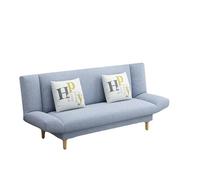 GELASIGE Sofá pequeño para dormitorio, sofá cama plegable de doble propósito, sala de estar simple, para personas perezosas, sofás pequeños para espacios pequeños (1,150 cm)