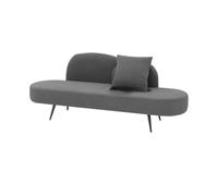 GELASIGE Sofá pequeño para peluquería, salón de belleza, sofá largo, tienda de ropa retro, sofás pequeños para espacios pequeños (180 cm)