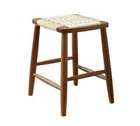 GELASIGE Zapatero banco alto de madera, taburete cambiador de zapatos, taburete nórdico para sala de estar, taburete de bar, taburete de mesa, banco de zapatos para entrada (B,S 45 cm)