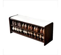 GELASIGE Zapatero banco cambiador de zapatos, taburete nórdico largo, para puerta de casa, mueble para cambiar zapatos, un simple zapatero, taburete para zapatos, banco de zapatos para entrada (S)