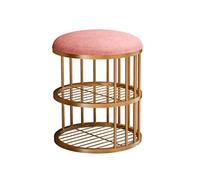 GELASIGE Zapatero, banco de entrada, taburete cambiador de zapatos para el hogar, paquete suave, acolchado para puerta, taburete creativo para mesita de noche, gabinete de zapatos, taburete para
