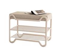 GELASIGE Zapatero, banco para cambiar zapatos, taburete para el hogar, apartamento pequeño, puerta simple, taburete para zapatos, se puede sentar en el zapatero, taburete de zapatos para entrada (A,S