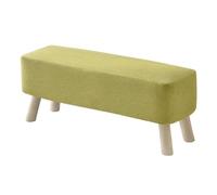 GELASIGE Zapatero banco para cambiar zapatos, taburete para puerta del hogar, taburete largo de madera maciza, taburete de extremo de cama, taburete de zapatos, taburete de sala de estar, banco de