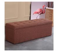 GELASIGE Zapatero banco para sofá, taburete rectangular, cambiador de zapatos, extremo de cama, tira de almacenamiento para colocar en casa, taburete para entrada (D, M, 100 cm)