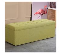 GELASIGE Zapatero banco para sofá, taburete rectangular, cambiador de zapatos, extremo de cama, tira de almacenamiento para colocar en casa, taburete para entrada (C, L, 120 cm)