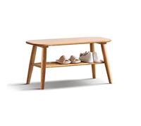 GELASIGE Zapatero de banco para cambiar zapatos, taburete nórdico para puerta, taburete de extremo de cama para el hogar, taburete de entrada, taburete simple para zapatos para entrada (S)
