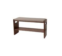 GELASIGE Zapatero de madera maciza, banco para cambiar zapatos, entrada del hogar, porche, zapatero integrado, banco de zapatos para entrada
