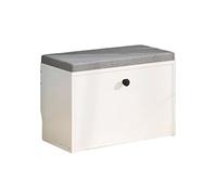 GELASIGE Zapatero independiente multifuncional para entrada, pasillo, mesa cambiadora de zapatos con asiento tapizado, zapatero para entrada (S-50 cm)