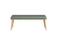 GELASIGE Zapatero para sala de estar, taburete pequeño de madera maciza, taburete cambiador de zapatos, taburete para el hogar, sofá, banco de zapatos para entrada (B)