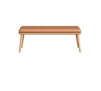 GELASIGE Zapatero para sala de estar, taburete pequeño de madera maciza, taburete para cambiar zapatos, sofá, taburete para entrada (A)