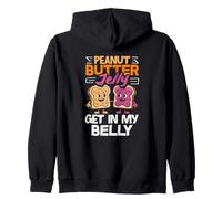Gelatina de Mantequilla de maní Get In My Belly Cute Peanut Butter Sudadera con Capucha