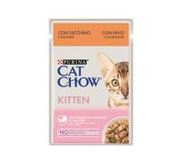 Cat Chow Gatito Pavo y Calabacín en salsa - Cantidad: 85 g