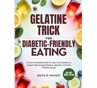 GELATINE TRICK FOR DIABETIC-FRIENDLY EATING: A Science-Backed Guide for Type 1 & 2 Diabetes to Support Blood Sugar Balance, Appetite Control & Healthy Eating
