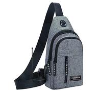 Gelb&Schwarz Las bolsas de viaje se cargan con nuestra mochila de tela para exteriores equipada con un puerto USB. Un artículo imprescindible para cualquier persona o aventurero. Accesorios de viaje