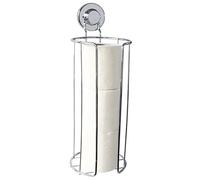 GELCO 707477 - Contenedor de Rollos con Ventosa, Metal Cromado/ABS Cromado, 16,5 x 14 x 39,5 cm
