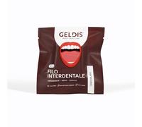 GELDIS Hilo Dental Expandible y Cerado Negro, 30m - Elimina Placa, Sarro y Restos de Comida, Protección Completa, Encías Saludables, 100% Vegano