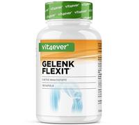 Gelenk Flexit - 180 cápsulas - Complejo altamente dosificado con glucosamina + MSM + extracto de incienso + condroitina + cúrcuma + quercetina + L-metionina + bromelina + vitamina C
