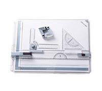 Gelentea Tablas de dibujo de tablero A3 con sistema de medición de ángulo de movimiento paralelo y ángulo ajustable