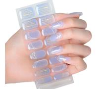 Geles curados, pegatinas para uñas, lámpara UV / LED, geles necesarios, envolturas de esmalte de uñas, pegatinas artísticas de diseño de, calcomanías de envoltura para mujer