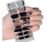 Geles curados, pegatinas para uñas, lámpara UV / LED, geles necesarios, envolturas de esmalte de uñas, pegatinas artísticas de diseño de, calcomanías de envoltura para mujer