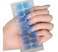 Geles curados, pegatinas para uñas, lámpara UV / LED, geles necesarios, envolturas de esmalte de uñas, pegatinas artísticas de diseño de, calcomanías de envoltura para mujer