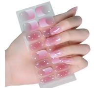 Geles curados, pegatinas para uñas, lámpara UV / LED, geles necesarios, envolturas de esmalte de uñas, pegatinas artísticas de diseño de, calcomanías de envoltura para mujer