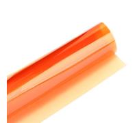 Geles de iluminación, filtro de iluminación de gel de corrección de color, 40 x 50 cm, luz de video pelirroja, papel de película de filtro de 15.7 x 19.6 pulgadas (naranja 85b)