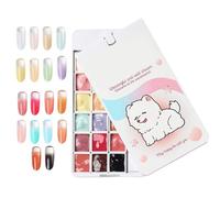 Geles para Uñas en Movimiento 18 Colores en Degradado Sólido para Arte